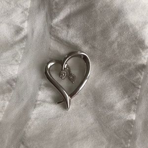 Sterling Silver Necklace Heart